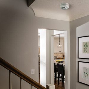 Image of home with fire alarm