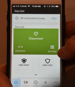 Total Connect on phone