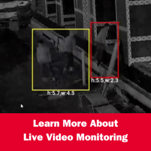 Live Video Monitoring intruders detected
