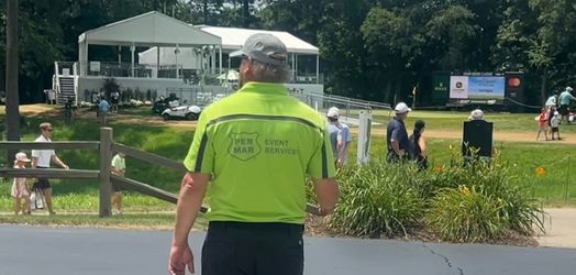 gentleman working at special event