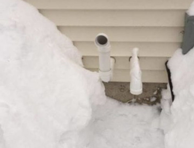 freezing pipes