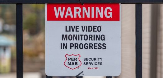 live video monitoring sign