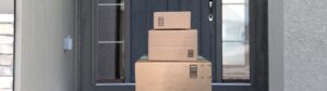 packages on porch