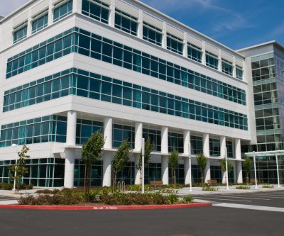 exterior of office building