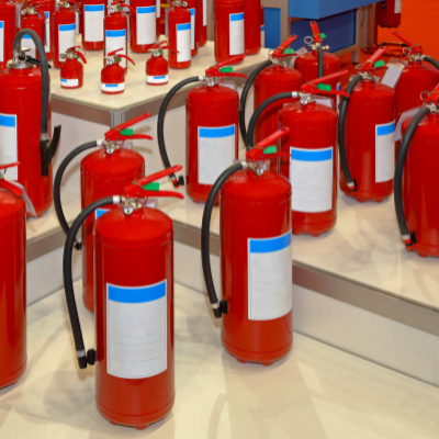collection of Fire Extinguishers